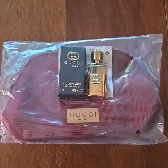 Gucci Beauty Women's Gucci Guilty Perfume with Burgundy Pouch - Picture 2 of 5